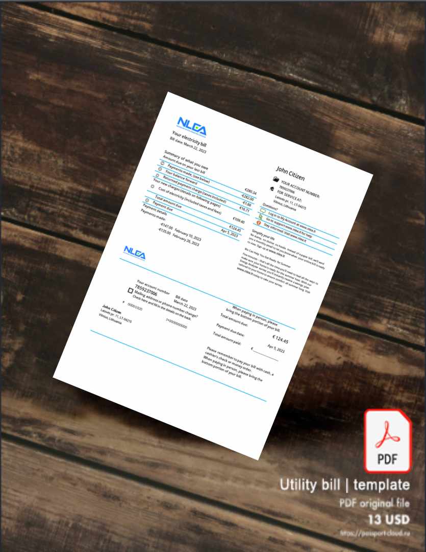 Utility bill | Albanian Power | Albania